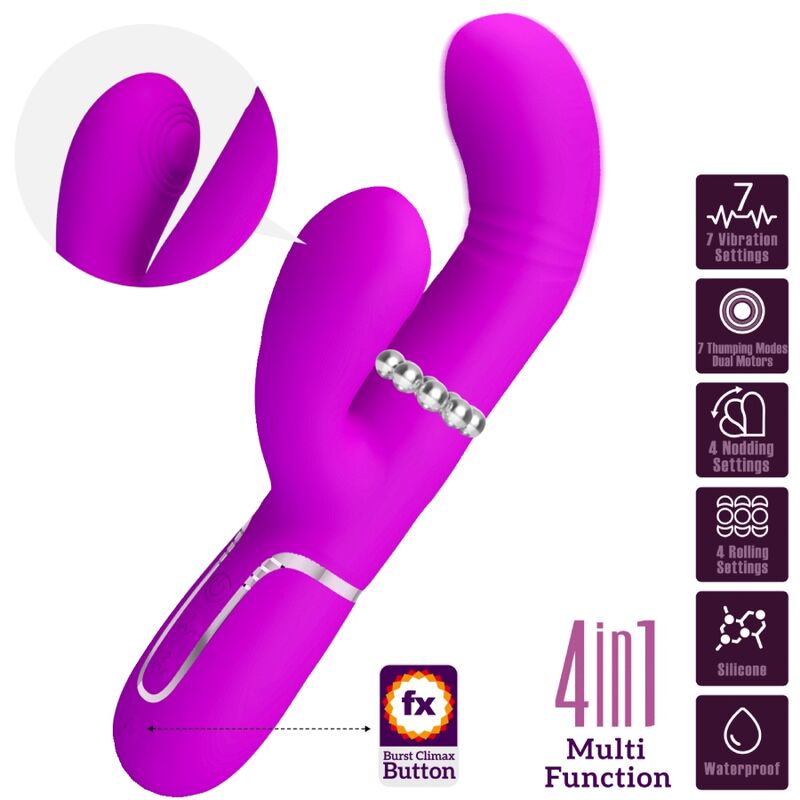 High Tech-Vibrator Multifunktions Kaninchen G-Spot Silikon · Vibratoren (Bild 6)