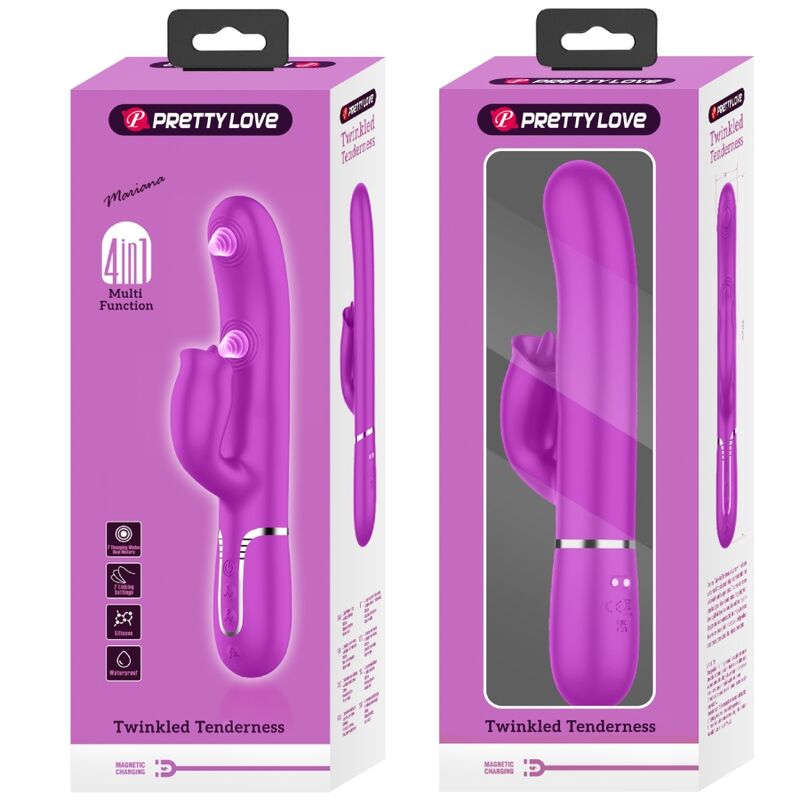 High Tech-Vibrator Kaninchen mit Silikon-Symbol-Funktion · Vibratoren (Bild 4)