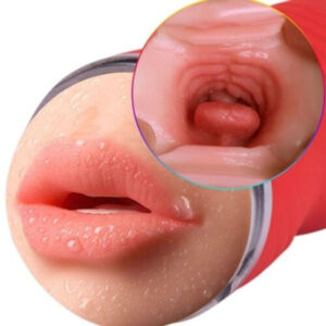 Armony-Masturbator Doppel Vagina und Mund, Rot-TPE · Sextoys