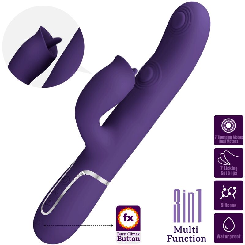 High Tech-Vibrator Kaninchen mit Silikon-Symbol-Funktion · Vibratoren (Bild 6)
