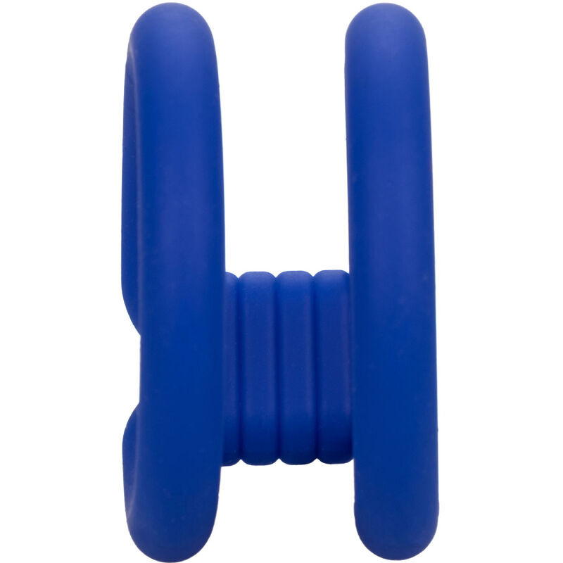 Calexotics-Doppelring für den Penis, Blau-Silikon · Sextoys (Bild 3)