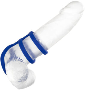 Calexotics-Triple Ring für Blau-Silikon Penis · Sextoys (Bild 5)