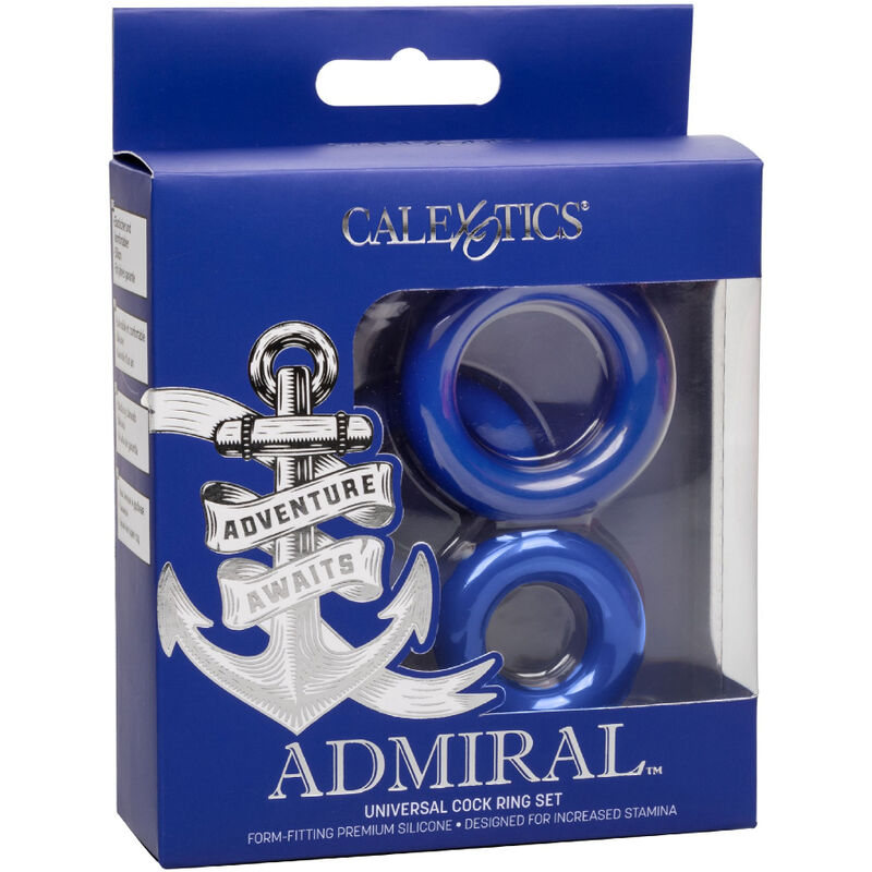 Calexotics-Set Penis Ringe Blau-Silikon, Wasserdicht · Sextoys (Bild 4)