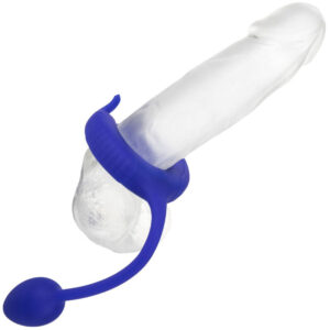 Calexotics-Vibrationsring mit Blau-Silikongewicht, 10 · Sextoys (Bild 4)