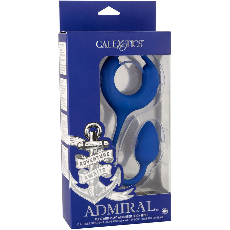 Calexotics-Vibrationsring mit Blau-Silikongewicht, 10 · Sextoys (Bild 3)