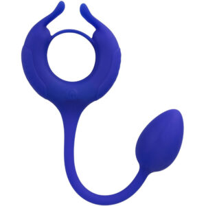 Calexotics-Vibrationsring mit Blau-Silikongewicht, 10 · Sextoys