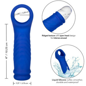 Calexotics-Wave Penishülle Silikon Penis Liquido, Blau · Sextoys (Bild 4)