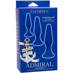Calexotics-Kit 3 Analplug Blau-Silikon, Saugnapf · Sextoys (Bild 3)