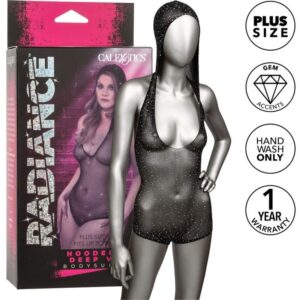 Calexotics-Radiance Body mit Kapuze und tiefem V-Ausschnitt, Plus