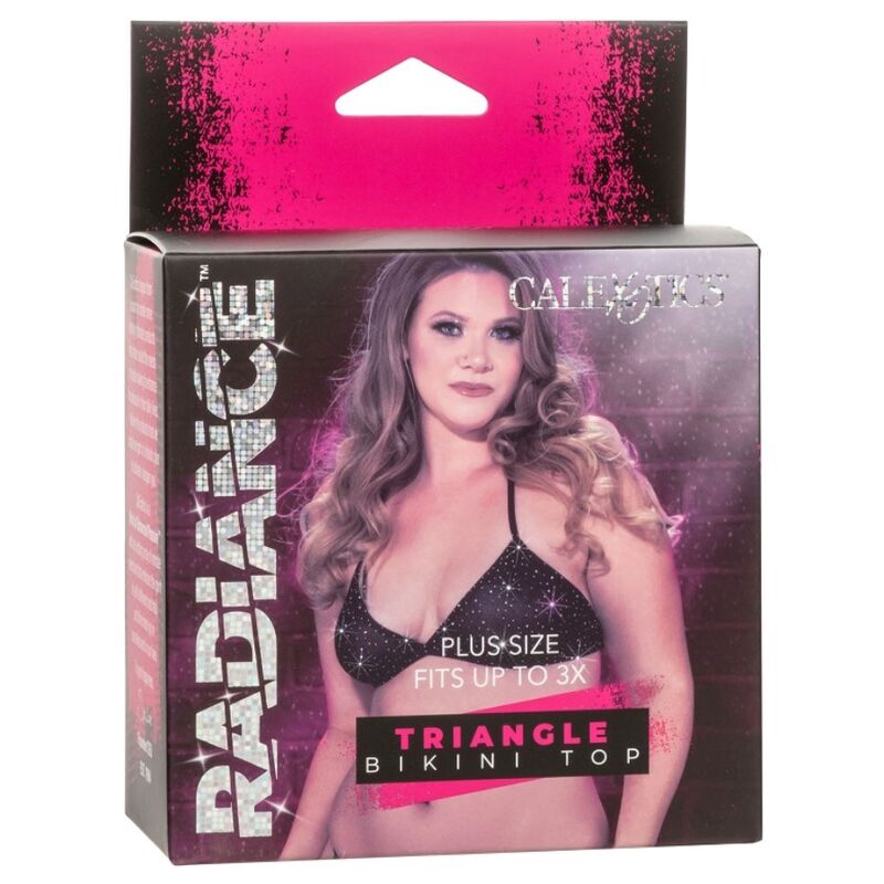 Calexotics-Radiance Triangle Bikini Top Rhine Plus Size-Flasche · Sexy Damen-Dessous (Bild 4)