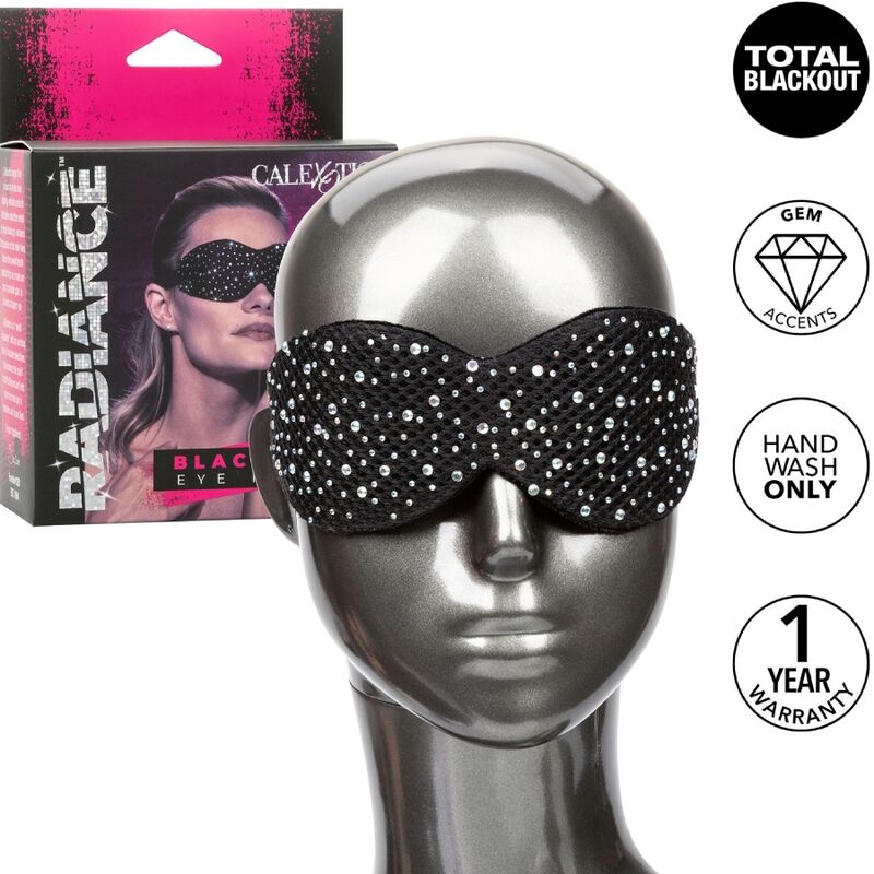 Calexotics-Radiance Blackout Augenmaske mit Strass · Sexy Damen-Dessous