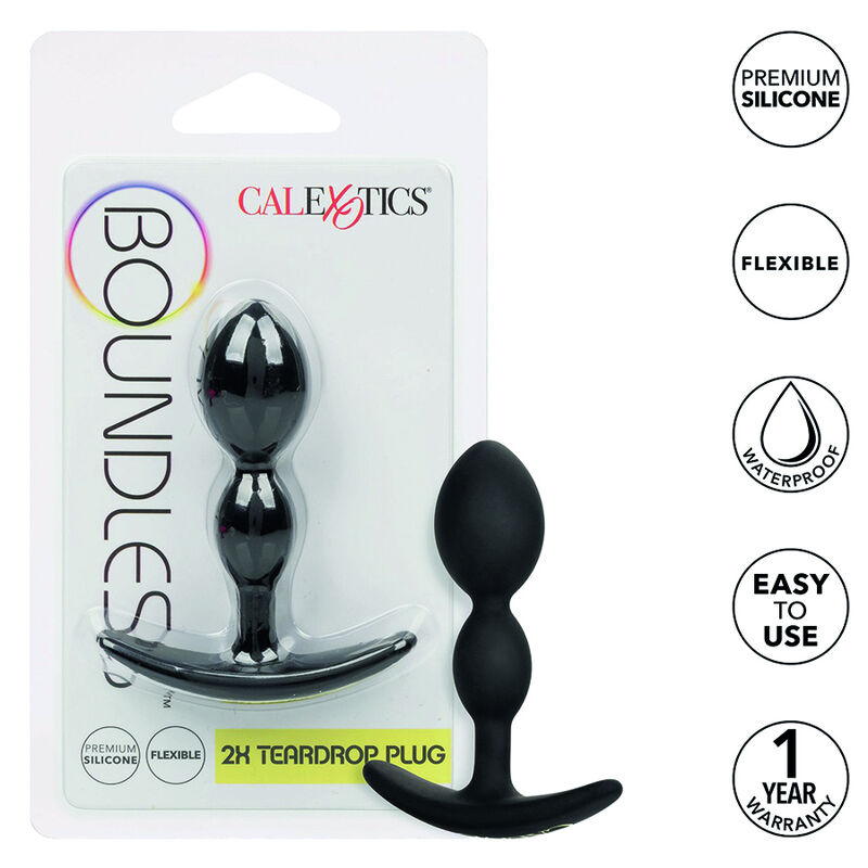 Calexotics-Boundless 2X Teardrop Plug-Silikon · Sextoys (Bild 8)