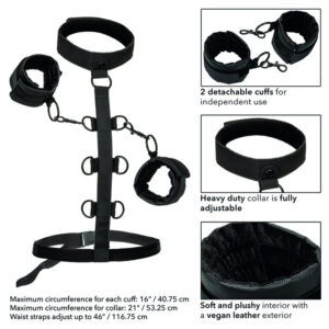 Calexotics-Boundless Halskette mit Harness Einstellbar · Bondage & Handschellen (Bild 6)