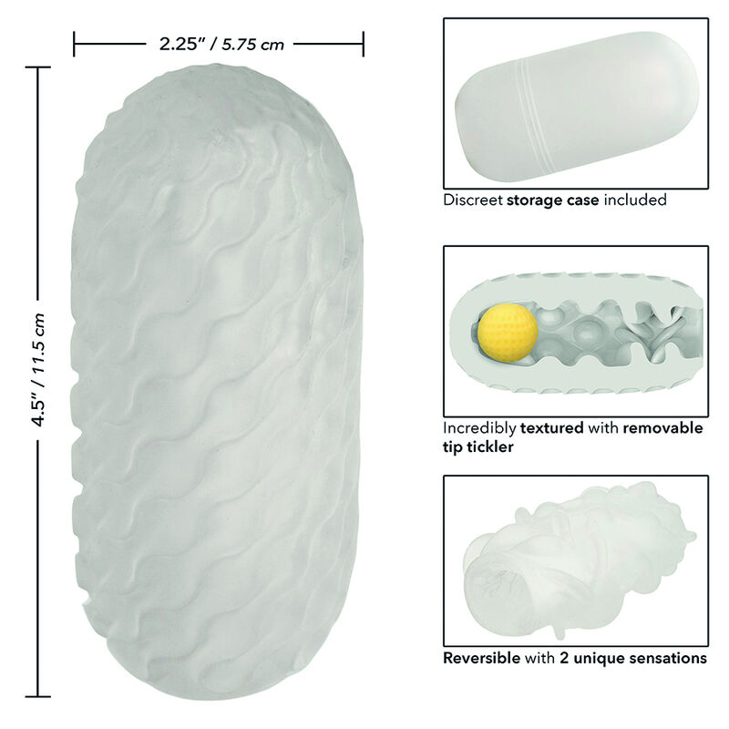 Calexotics-Boundless Stroker Reversibile mit Weicher Kugel · Sextoys (Bild 14)