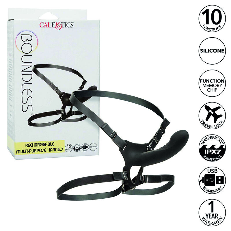 Calexotics-Boundless Wiederaufladbar Multi-purpose Harness-Silikon · Strap-on & Harness (Bild 2)