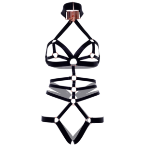 Leg Avenue Kink-Harness Elastisch Geöffnet in der Intima-Metall-Zone · Strap-on & Harness (Bild 5)