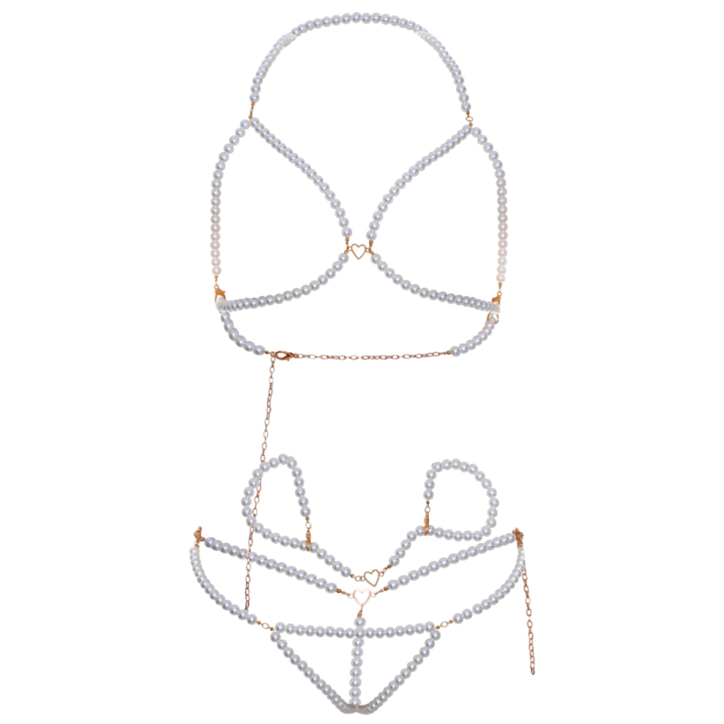 Leg Avenue Kink-Leg Avenue Set BH Open Cup, Slip · Spicy Dessous & Bodystockings (Bild 5)
