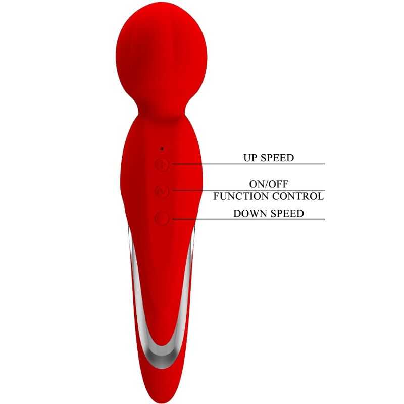 High Tech-Walter Vibrator Wand Silikone, 7 Geschwindigkeiten, USB · Vibratoren (Bild 6)