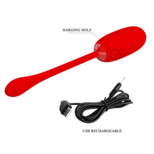Fun Toys-Julius Ei Vibrator Wiederaufladbar Wasserresistent Rot · Vibratoren (Bild 8)