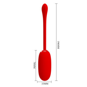 Fun Toys-Julius Ei Vibrator Wiederaufladbar Wasserresistent Rot · Vibratoren (Bild 6)