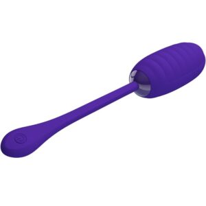 Fun Toys-Kirk Vibrierendes Ei Wiederaufladbar Lila-Silikon, 12 Geschwindigkeiten · Vibratoren (Bild 4)
