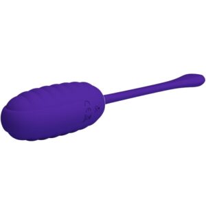 Fun Toys-Kirk Vibrierendes Ei Wiederaufladbar Lila-Silikon, 12 Geschwindigkeiten · Vibratoren (Bild 3)