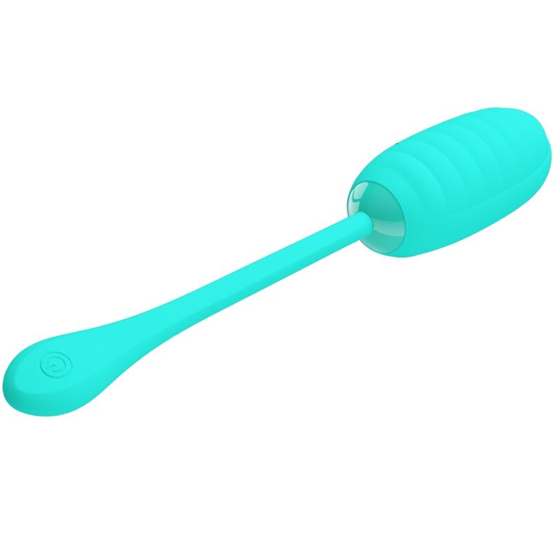 Fun Toys-Kirk Vibrierendes Ei Wiederaufladbar Aqua Green-Silikon, 12 · Vibratoren (Bild 4)