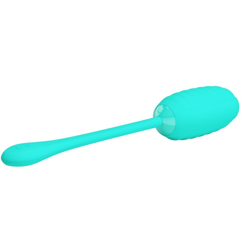 Fun Toys-Kirk Vibrierendes Ei Wiederaufladbar Aqua Green-Silikon, 12 · Vibratoren (Bild 5)