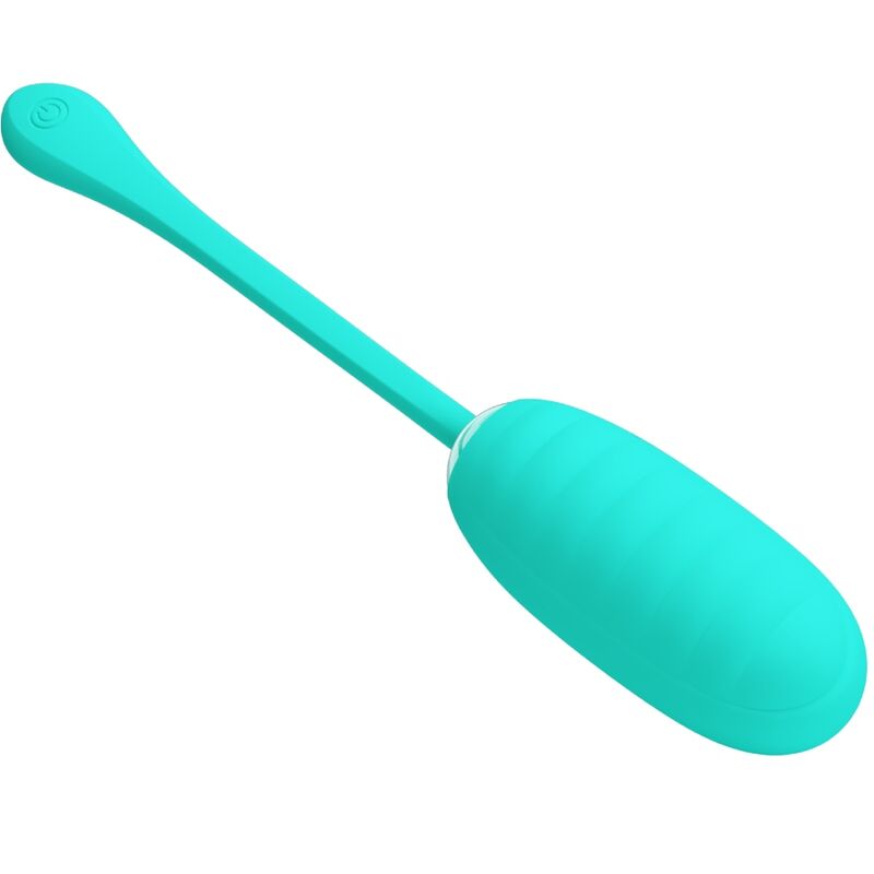 Fun Toys-Kirk Vibrierendes Ei Wiederaufladbar Aqua Green-Silikon, 12 · Vibratoren