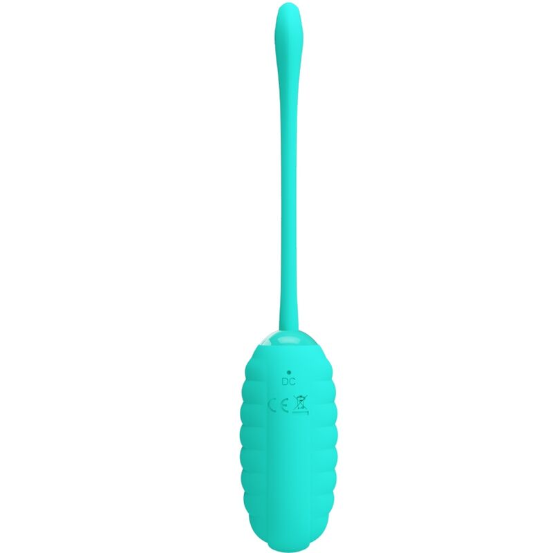 Fun Toys-Kirk Vibrierendes Ei Wiederaufladbar Aqua Green-Silikon, 12 · Vibratoren (Bild 3)
