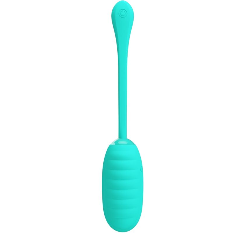 Fun Toys-Kirk Vibrierendes Ei Wiederaufladbar Aqua Green-Silikon, 12 · Vibratoren (Bild 2)