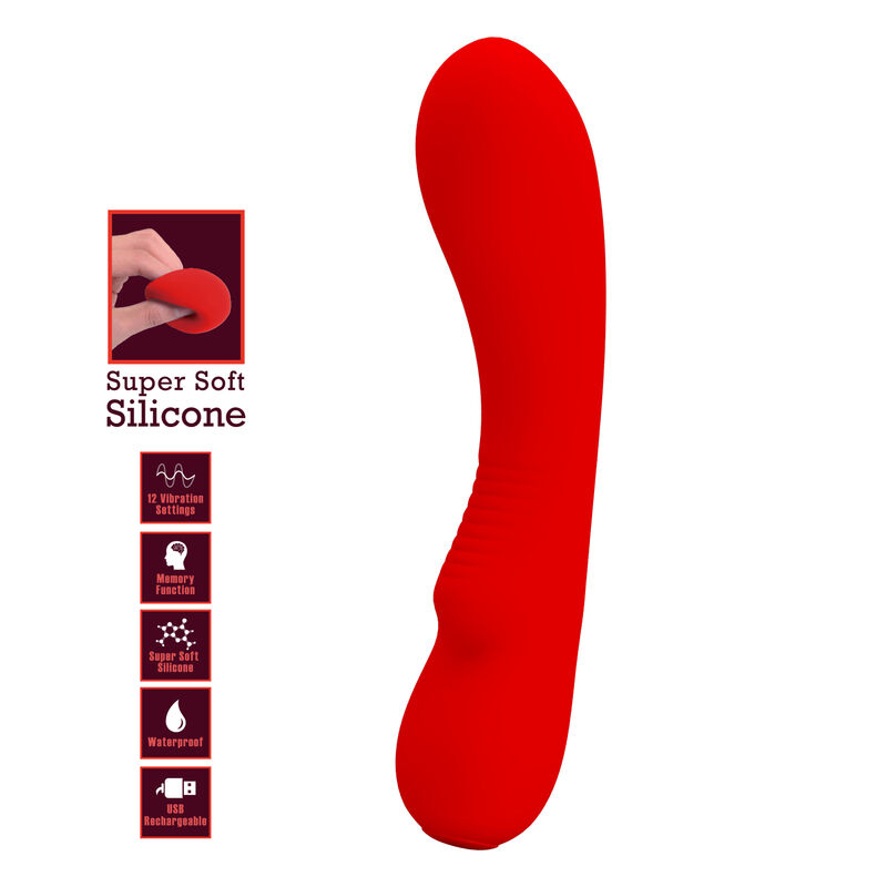 Pretty Love-Prescott Vibrator Wiederaufladbar Silikon 12 Geschwindigkeiten · Vibratoren (Bild 6)