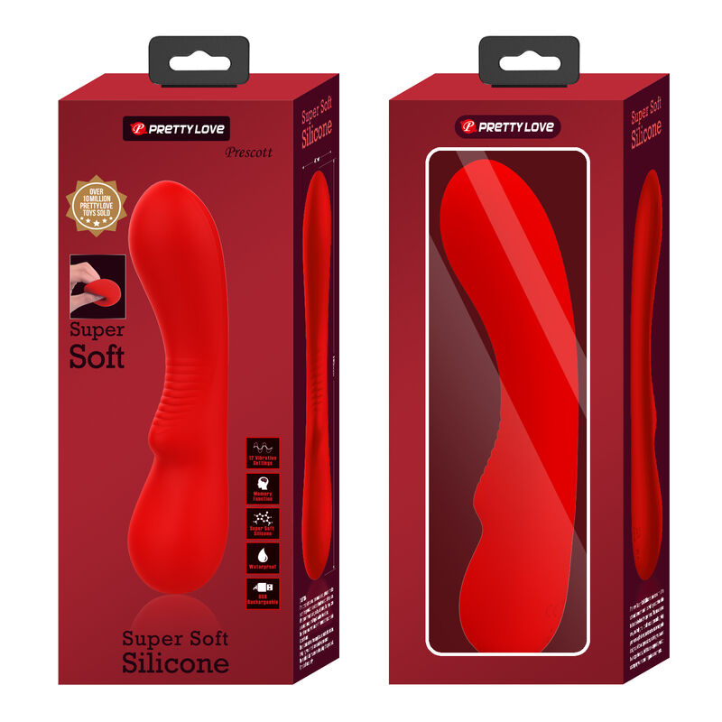 Pretty Love-Prescott Vibrator Wiederaufladbar Silikon 12 Geschwindigkeiten · Vibratoren (Bild 4)