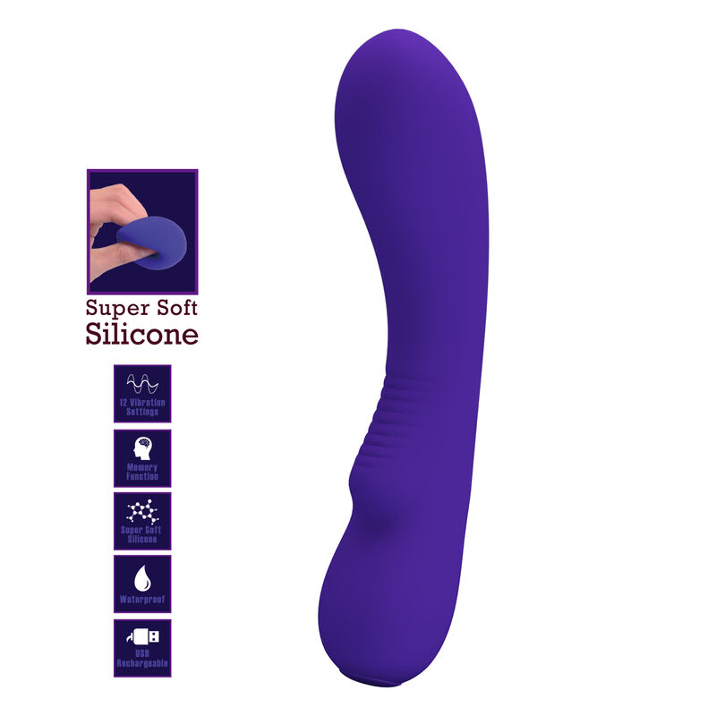 Pretty Love-Prescott Vibrator Wiederaufladbar Silikon 12 Geschwindigkeiten · Vibratoren (Bild 16)