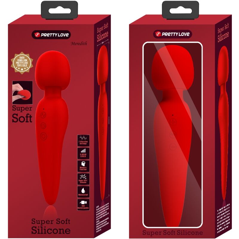 High Tech-Meredith Massager 12 Modi Vibration, Silikon · Vibratoren (Bild 9)