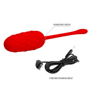 Fun Toys-Vibrierendes Ei Wiederaufladbar Marine-Silizium-Textur · Vibratoren (Bild 18)