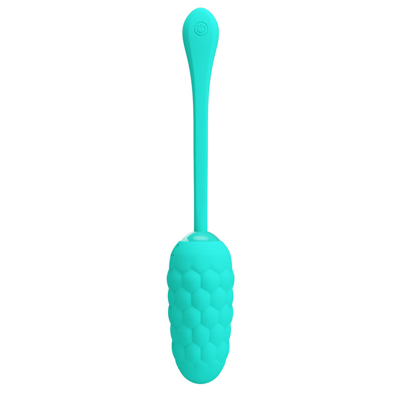 Fun Toys-Vibrierendes Ei Wiederaufladbar Texture Marine Aqua Green, 12 · Vibratoren (Bild 8)