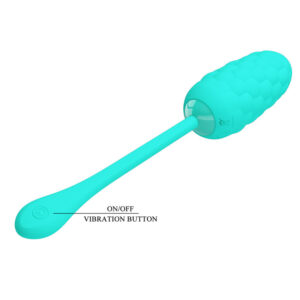 Fun Toys-Vibrierendes Ei Wiederaufladbar Texture Marine Aqua Green, 12 · Vibratoren (Bild 10)