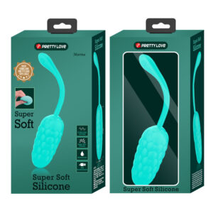 Fun Toys-Vibrierendes Ei Wiederaufladbar Texture Marine Aqua Green, 12 · Vibratoren (Bild 3)