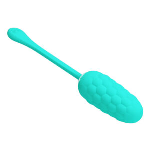 Fun Toys-Vibrierendes Ei Wiederaufladbar Texture Marine Aqua Green, 12 · Vibratoren (Bild 4)