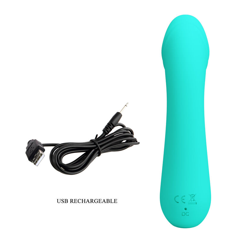Fun Toys-Cetus Vibrator Wiederaufladbar Aqua Green-Silikon, 12 Geschwindigkeiten · Vibratoren (Bild 8)