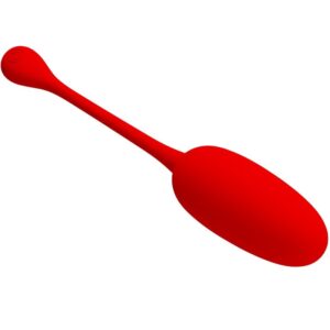 Fun Toys-Knucker Vibro-Ei Rot Wiederaufladbar-Silikon, 12 Stufen