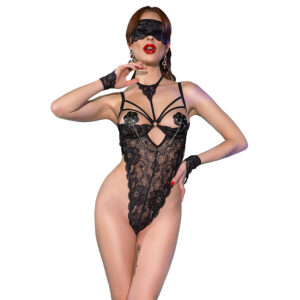 Chilirose-CR-4488 Spitzen-Body Ouvert