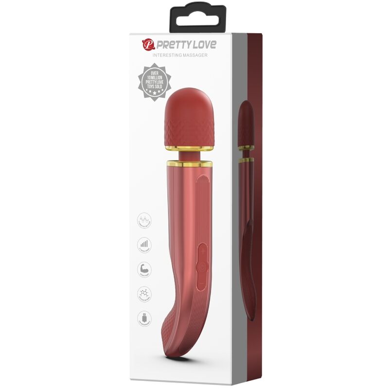 Pretty Love-Wand-Massager mit rundem Kopf in Silikon, 7 Modi · Vibratoren (Bild 10)