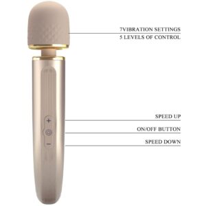 Pretty Love-Wand-Massager mit rundem Kopf in Silikon, 7 Modi · Vibratoren (Bild 17)