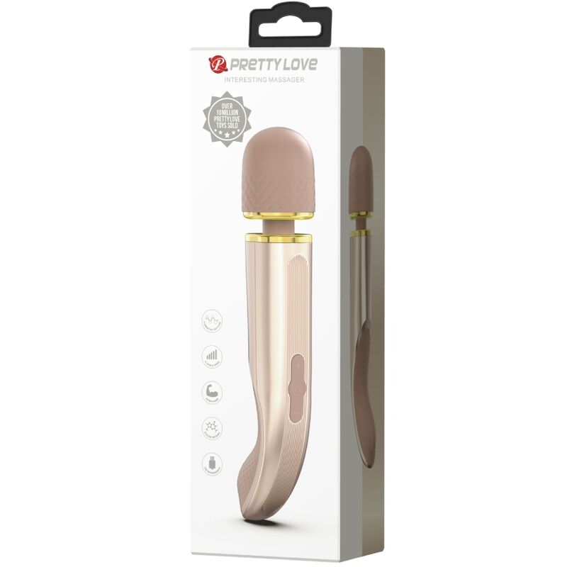 Pretty Love-Wand-Massager mit rundem Kopf in Silikon, 7 Modi · Vibratoren (Bild 15)