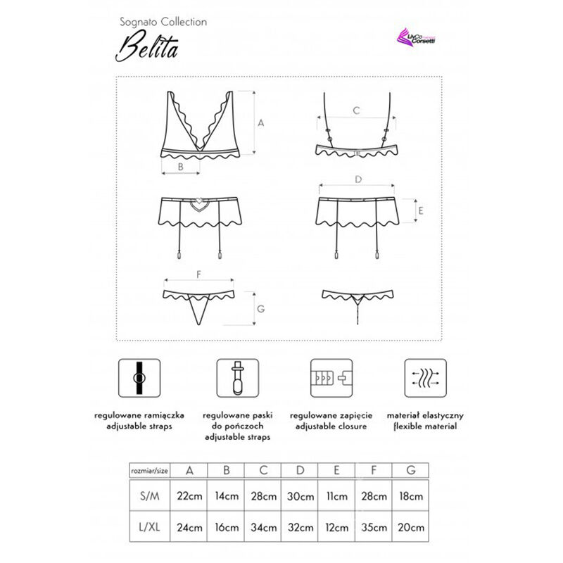 Livco Corsetti Fashion-Belita LC-90231 BH + Slip · Spicy Dessous & Bodystockings (Bild 5)