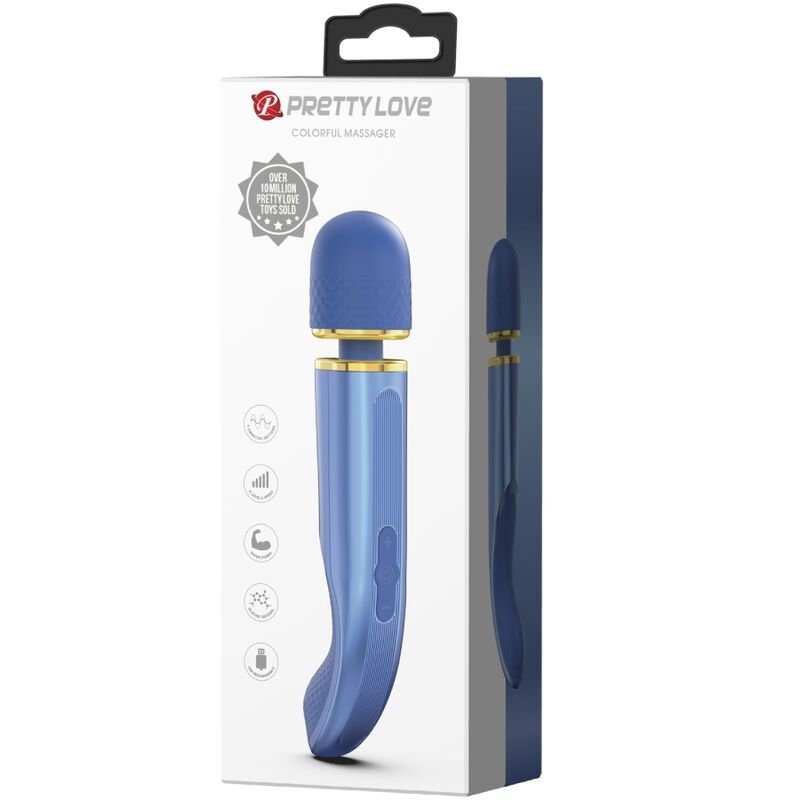 Pretty Love-Wand-Massager mit rundem Kopf in Silikon, 7 Modi · Vibratoren (Bild 30)