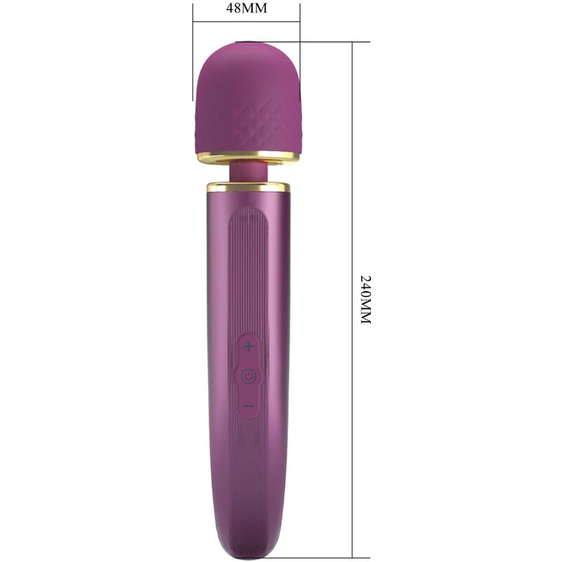 Pretty Love-Wand-Massager mit rundem Kopf in Silikon, 7 Modi · Vibratoren (Bild 40)
