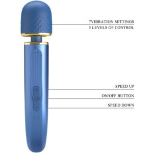 Pretty Love-Wand-Massager mit rundem Kopf in Silikon, 7 Modi · Vibratoren (Bild 22)
